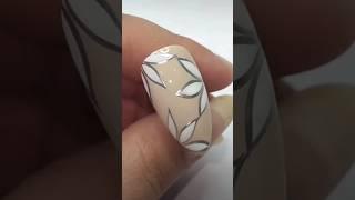 Easy and beautiful nail art design #nailart #easynailart #simplenails #nailart #shortvideo