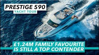 £1.24M family favourite is still a top contender | Prestige 590 yacht tour | Motor Boat & Yachting