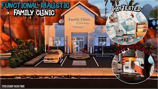 I built a FUNCTIONAL REALISTIC FAMILY CLINIC in my save file │THE EXIST SAVE FILE│ The Sims 4