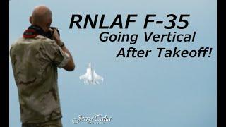  RNLAF F-35 Going Vertical After Takeoff!