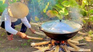 Harvesting Bagongon (Horn Shell) from a pond and preparing a tasty meal