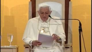 Pope Benedict XVI Speech