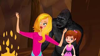 King Kong vs Godzilla Dragon || Who will save Loli and Sinti? || LoliLand