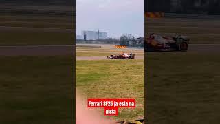 Nova Ferrari f1 SF25 primeira vez na pista  #f1 #formula1 #ferrari #sf25 #leclerc #hamilton #shorts