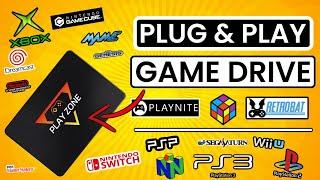 NEW Play Zone 1TB Plug & Play Game Drive With NO Duplicates For Under $80!