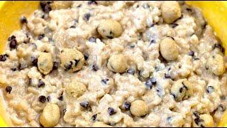 Chocolate Chip Cookie Dough Rice Pudding