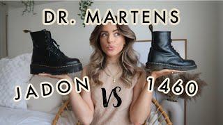 DR. MARTENS 1460 BOOTS & JADON BOOTS COMPARISON REVIEW + BREAKING IN TIPS // Charlotte Olivia