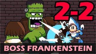 2-2 THE END - BOSS FIGHT ! - FRIGHT ZONE ! - Dan The Man Halloween 2017 #25