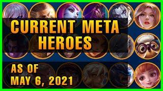 CURRENT META HEROES AS OF MAY 6, 2021 | SEASON 20 | MOBILE LEGENDS TIER LIST