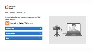 Imaging Edge Webcam Tutorial for Mac using Sony ZV-1