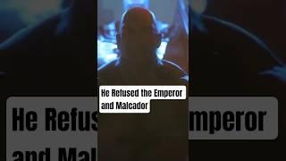 He Refused the Emperor and Malcador #warhammer40k