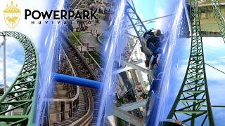 All Roller Coasters at PowerPark | 4K Onride POV