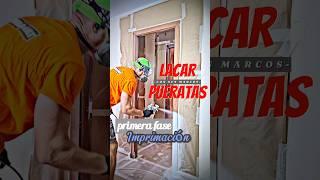 Lacar puertas  armarios muebles de cocina  #decoración #hogar #pintura