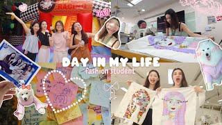 a day in my life as a fashion student | yapping + school fair