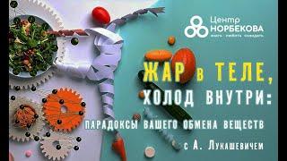 "Жар в теле, холод внутри: парадоксы вашего обмена веществ" с Андреем Лукашевичем 1 июня в 20:00
