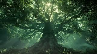 Yygdrasil Norse Tree of Life Ambience | Forest Wind Sounds | Study, Sleep, Meditation | 3 HOURS