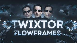 Лучшее замедления и ускорения видео с помощью flowframes и Twixtor Pro в В ADOBE AFTER EFFECTS !