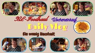 Daily Vlog / XL-Foodhaul / Wocheneinkauf / ein wenig Haushalt zwischen den Terminen/ Mamaalltag