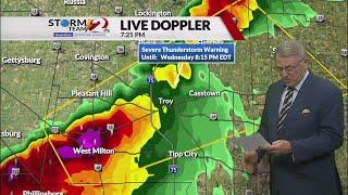 Severe Thunderstorm Warning in effect until 8:15 pm