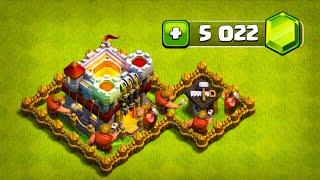 +5000 ГЕМОВ ЗА НЕДЕЛЮ БЕСПЛАТНО ! КУПИЛ 5 СТРОИТЕЛЯ ! #ПУТЬРАШЕРА ! CLASH OF CLANS