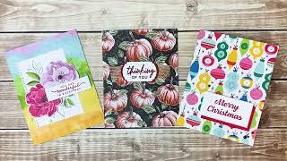 How to Make a Card Base with Patterned Paper