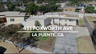 Home SOLD | 451 Foxworth Ave La Puente, CA | Julio Arias & Jeannette Arias