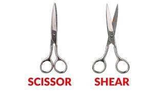 Are Scissors And Shears The Same Thing? What's The Difference?