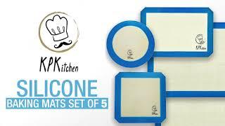 How to use KPKitchen Silicone Baking Mats - Instructions - Perfect for cooking & baking!