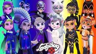  MY TALKING ANGELA 2 | MIRACULOUS LADYBUG | VILLAINS | Cosplay