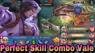 PERFECT SKILL COMBO VALE 2021 - VALE BEST DAMAGE BUILD 2021 | TOP GLOBAL VALE FULL GAMEPLAY | MLBB