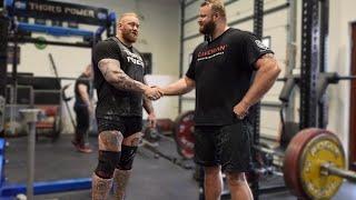 Hafthor Bjornsson bet me 100$ I couldn't match him in an event - Bodybuilding Cut Day 28