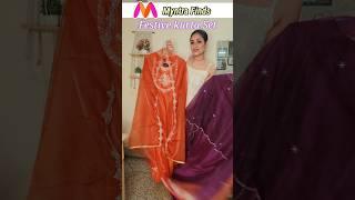 FESTIVE kurta set haul | Myntra kurta set | Myntra haul  #myntrahaul