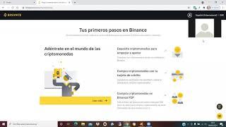 Configurando una cuenta secundaria de Binance Exchange