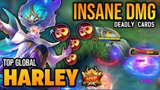 HARLEY BEST BUILD 2022 | TOP GLOBAL HARLEY GAMEPLAY | MOBILE LEGENDS