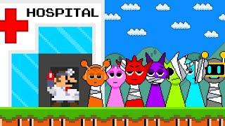 Mario Open a HOSPITAL for SPRUNKI  Sprunki but THEY SURVIVED!