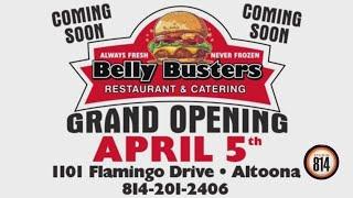 Belly Busters Restaurant & Catering Grand Opening on April 5th