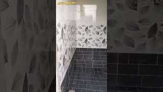 Bathroom Wall Tiles 18×12 Fitting ////#youtubeshorts #shorts #trending #tiles