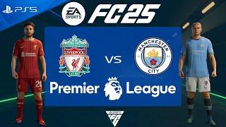 FC 25 Liverpool vs Manchester City | Premier League 2024/25 | PS5