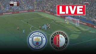  Live : Manchester City vs Feyenoord Live Football Match | Champion League 24-25 | Live Match |