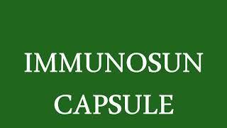 IMMUNOSUN CAPSULE