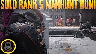 Solo Manhunt Striker Classified! SOLO DZ PVP #26 (The Division 1.8)