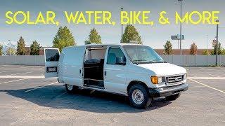 VAN TOUR | Modern VIDEOGRAPHER Travel Van (from a $3000 cargo van)