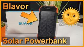 Kurztest: Blavor Solar Powerbank mit 10.000mAh