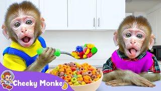 Take care of baby Monkey | Baby Care Song | Cheeky Monkey - Nursery Rhymes & Kids Songs