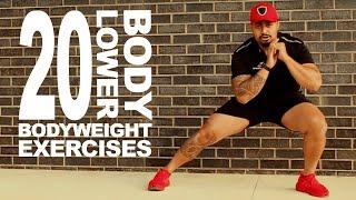 20 Lower Body Bodyweight Exercises for Bootcamp and Personal Trainers