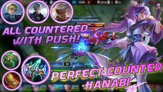 Hanabi perfectly countered her counters!! Hanabi gameplay | MLBB RED LION. #mlbbhanabi