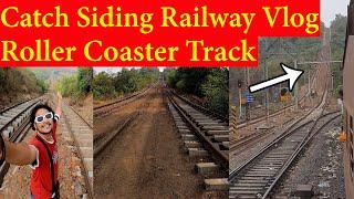 Roller Coaster Railway Track  Catch Siding Slip Railway  Track On Mountain In karasa Maharashtra