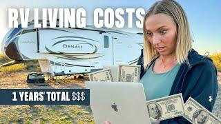 The FULL Cost of RV Life [2022 Monthly Costs of RV Living]