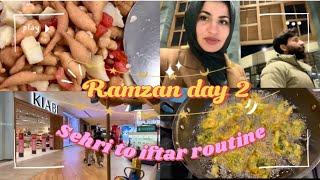 Ramzan Day 2 🫶| aj banai cream chaat | sehri to iftar routine vlog | Life in Italy ️