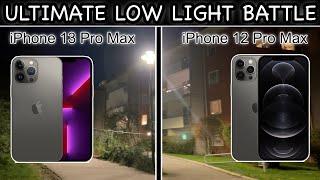 Low Light Camera Test: iPhone 13 Pro Max vs iPhone 12 Pro Max.